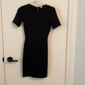 Black sleeved dress from aritzia